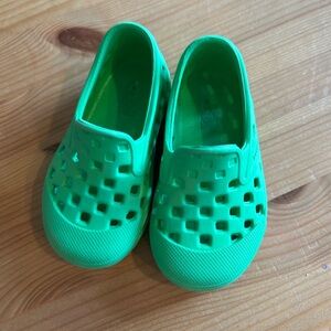 Vans TRK Slip-On Toddler Rubber Water Shoes | Poison Green Size 4